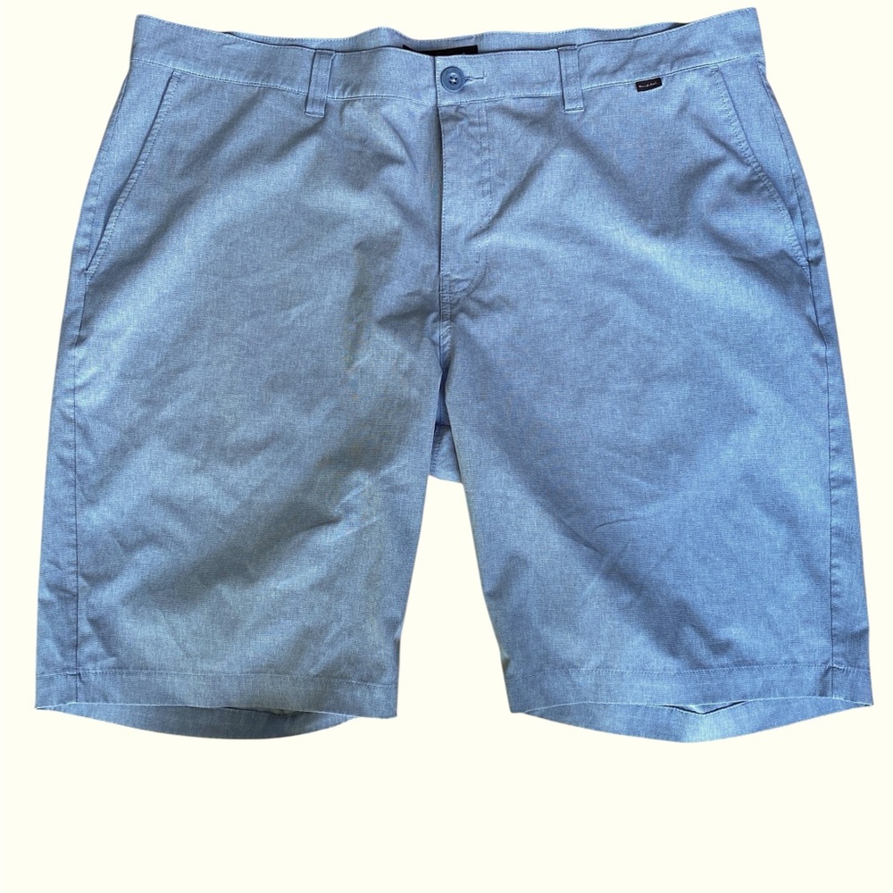 Travis Mathew Blue Flat Front Golf Shorts 40